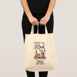 Bolsa Tote Saco de Compras com Citação Engraçada