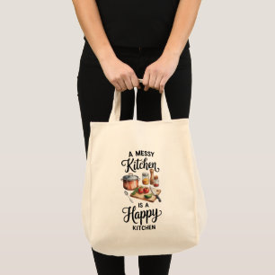 Bolsa Tote Saco de Compras com Citação Engraçada