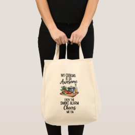 Bolsa Tote Saco de Compras com Citação Engraçada