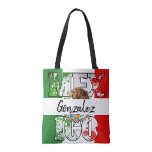 Bolsa Tote Saco de compras com emblema de águia da bandeira m