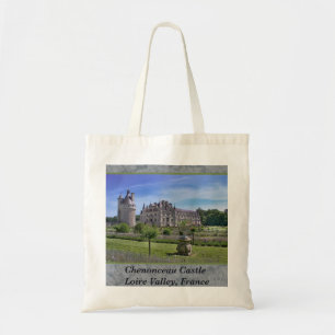 Bolsa Tote Saco de compras com foto do Castelo de Chenonceau