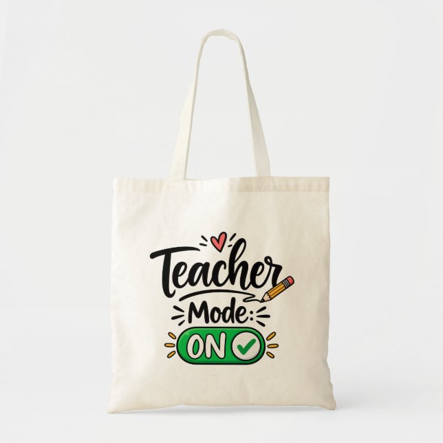 Bolsa Tote Saco de Compras com Modo Professor LIGADO | Divers (Frente)