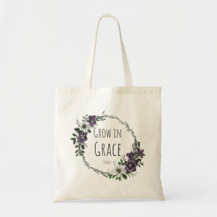 Bolsa Tote Saco de Compras Cresça em Graça