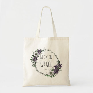 Bolsa Tote Saco de Compras Cresça em Graça