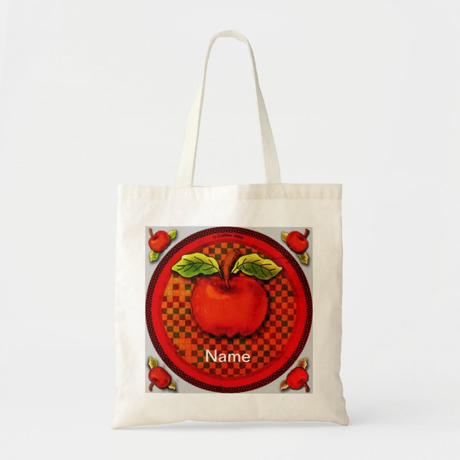 Bolsa Tote Saco de Compras da Apple (Frente)
