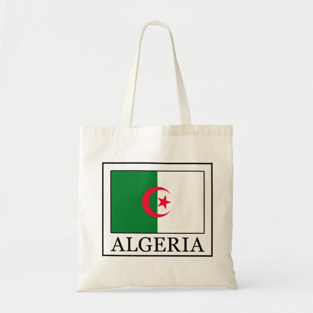 Bolsa Tote Saco de compras da Argélia (Frente)