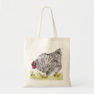 Bolsa Tote Saco de compras da galinha da galinha de Mary