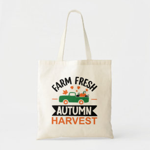 Bolsa Tote Saco de Compras de Colheita de Outono Fresco da Fa