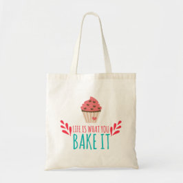 Bolsa Tote Saco de Compras de Cupcakes Assados