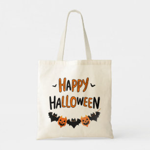 Bolsa Tote Saco de compras de gatos pretos de Halloween com a