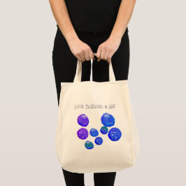 Bolsa Tote Saco de Compras de Mirtilo