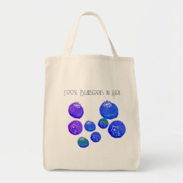 Bolsa Tote Saco de Compras de Mirtilo
