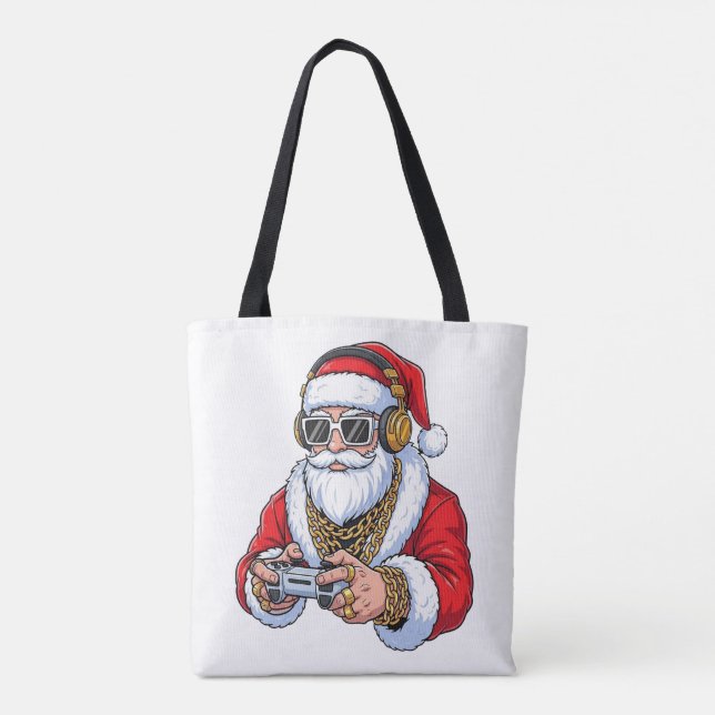 Bolsa Tote Saco de Compras de Natal (Verso)