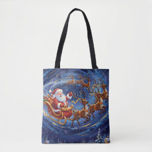 Bolsa Tote Saco de Compras de Papai Noel