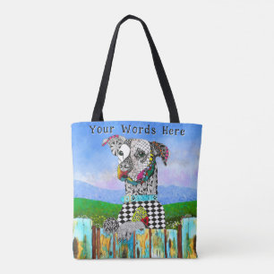 Bolsa Tote Saco de Compras de Resgate de Animais Caninos