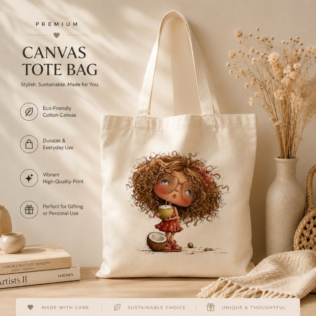 Bolsa Tote Saco de Compras de Verão Fofo e Excêntrico para Me (Criador carregado)