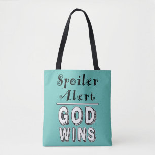 Bolsa Tote Saco de Compras Deus Vence