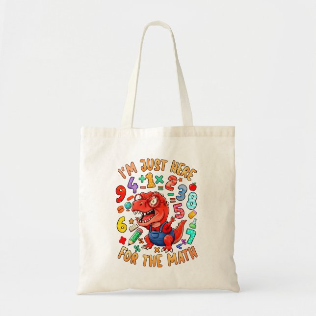 Bolsa Tote Saco de Compras Dia do Número | Números de Matemát (Frente)