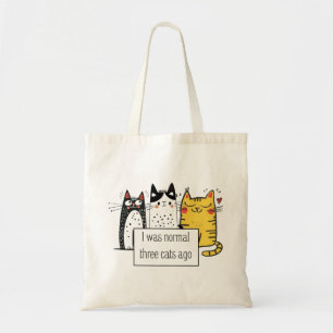 Bolsa Tote Saco de Compras Divertido para Amantes de Gatos