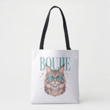 Saco de Compras Divertido para Amantes de Gatos