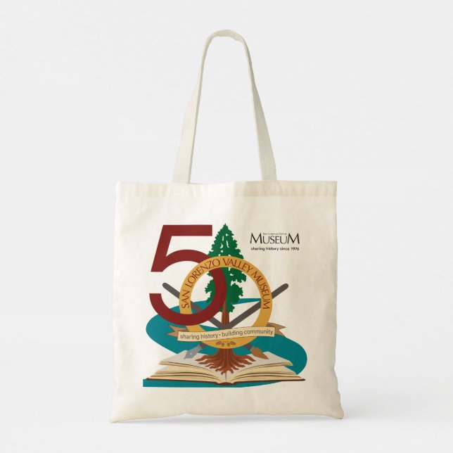 Bolsa Tote Saco de Compras do 50º Aniversário (Verso)