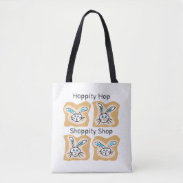 Bolsa Tote Saco de compras do coelhinho amigo.