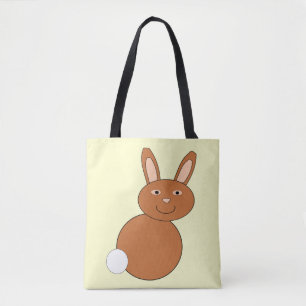 Bolsa Tote Saco de Compras do Coelho da Páscoa Feliz