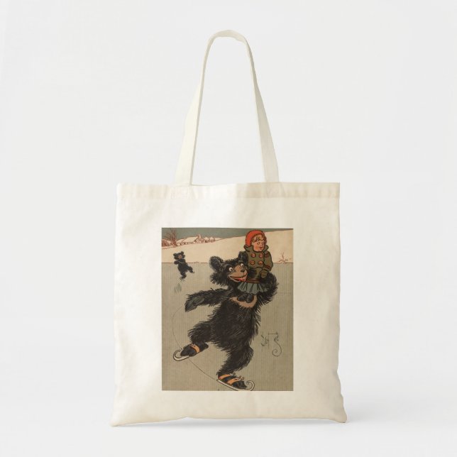 Bolsa Tote Saco de Compras dos Três Ursos (Frente)