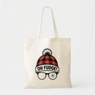 Bolsa Tote Saco de compras engraçado de Natal Oh Fudge