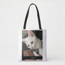 Saco de Compras Eu Amo Gatos. Saco de Compras Eu O