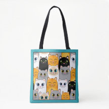 Saco de Compras Gatos Felizes