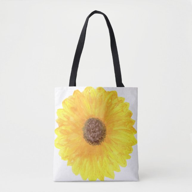 Bolsa Tote Saco de Compras Girassol Gigante (Frente)