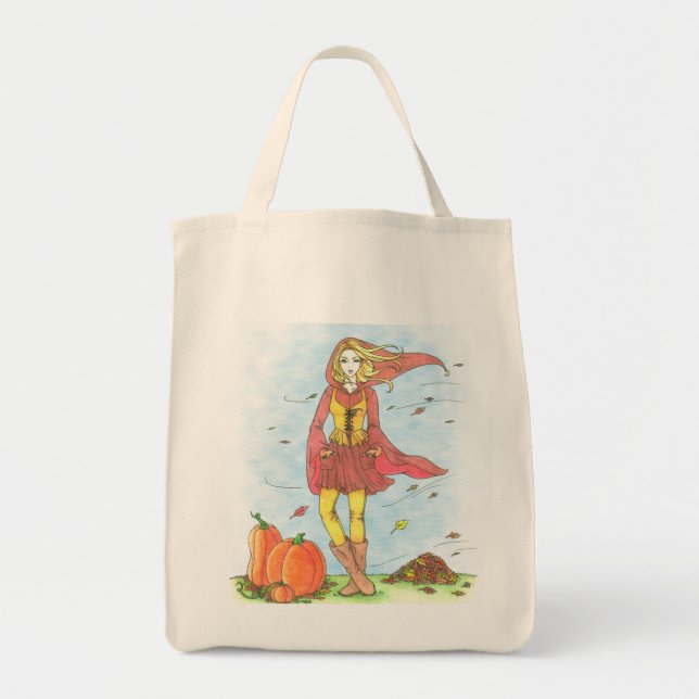 Bolsa Tote Saco de Compras Glória de Outono (Frente)