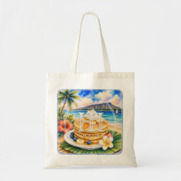 Bolsa Tote Saco de Compras HIMELE Hawaiian Tote Bag Panqueca