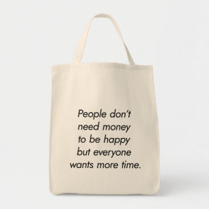 Bolsa Tote Saco de Compras Mais Tempo
