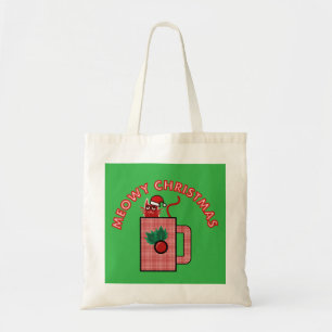 Bolsa Tote Saco de Compras MEOWY NATAL Economico