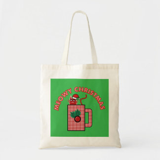 Bolsa Tote Saco de Compras MEOWY NATAL Economico