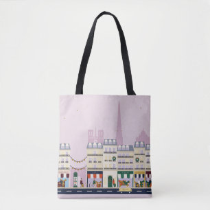 Bolsa Tote Saco de compras Merry Avenue Paris Holiday