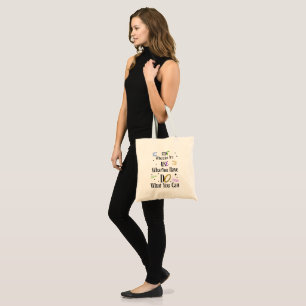 Bolsa Tote Saco de Compras Motivacional – Presente Inspirador