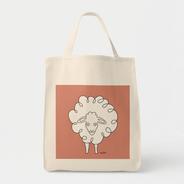 Bolsa Tote Saco de compras OVELHA (Frente)