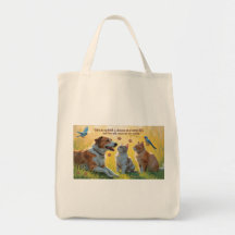 Saco de Compras para Amantes de Animais
