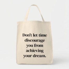 Bolsa Tote Saco de Compras para Realizar o Seu Sonho