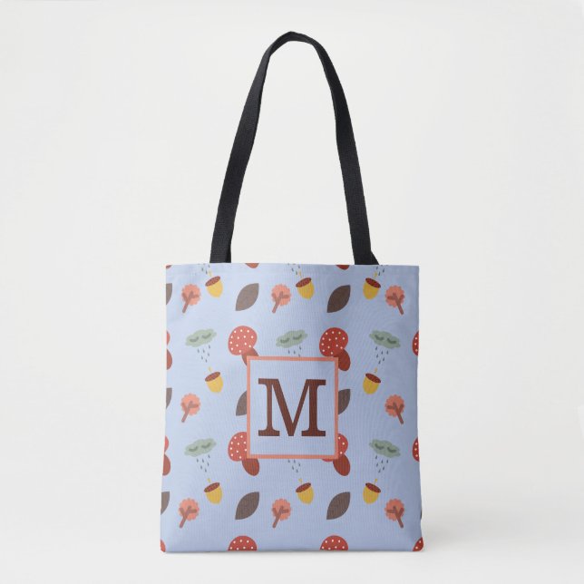Bolsa Tote Saco de Compras Personalizado de Outono (Frente)