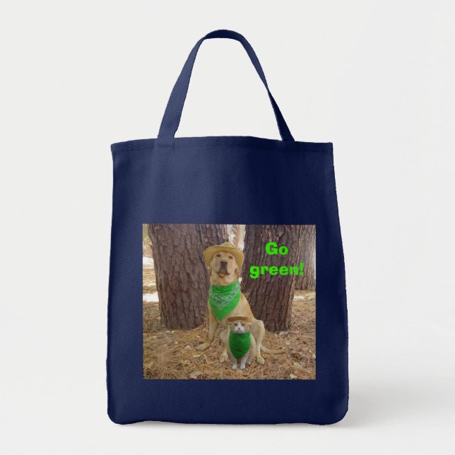 Bolsa Tote Saco de compras reusável (Frente)