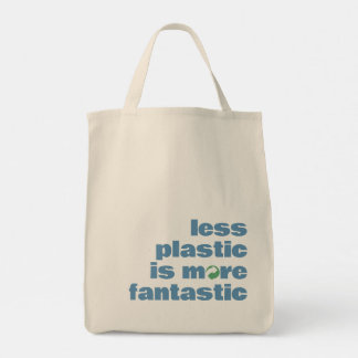 Bolsa Tote Saco de Compras Reutilizáveis com Texto Mínimo