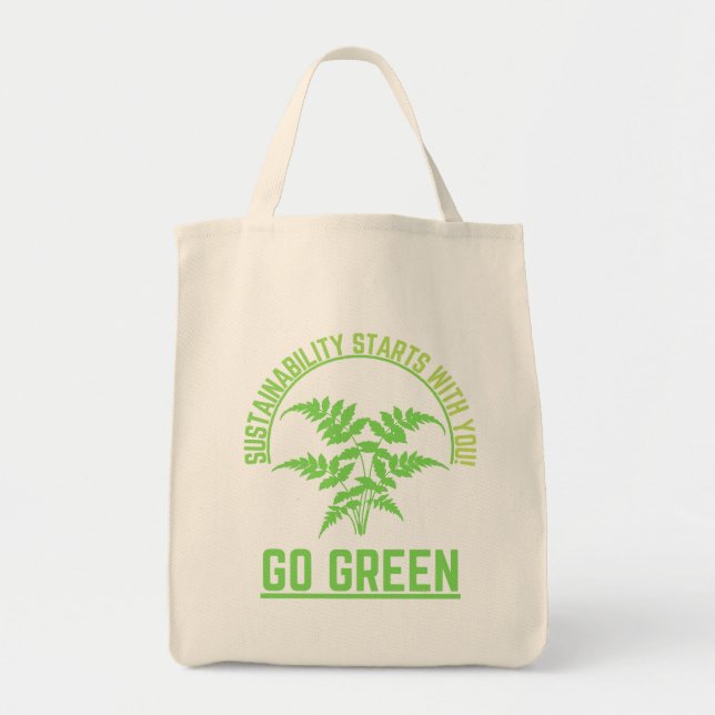 Bolsa Tote Saco de Compras Reutilizável Durável (Frente)