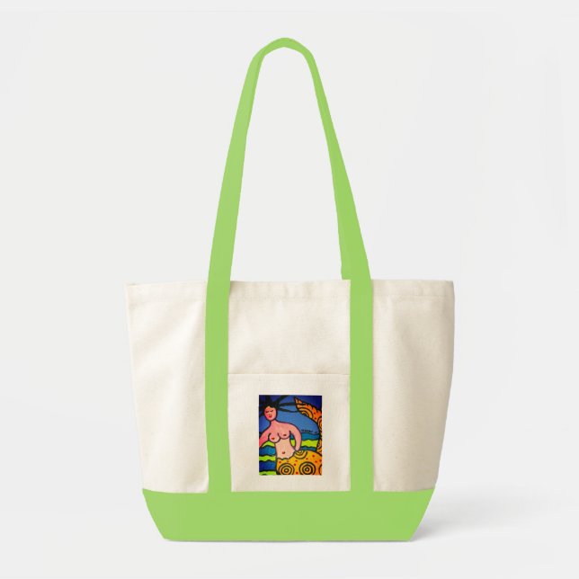 Bolsa Tote Saco de compras Sereia (Frente)