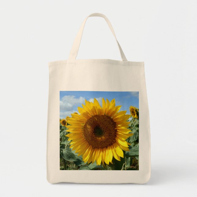 Bolsa Tote Saco de compras Sunflower Grocery (Frente)