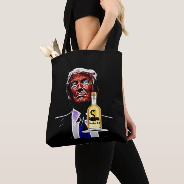 Bolsa Tote Saco de Compras Vendedor de Óleo de Cobra (Close Up)