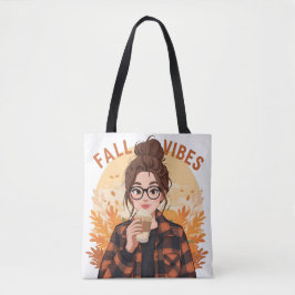 Bolsa Tote Saco de Compras Vibrações de Outono